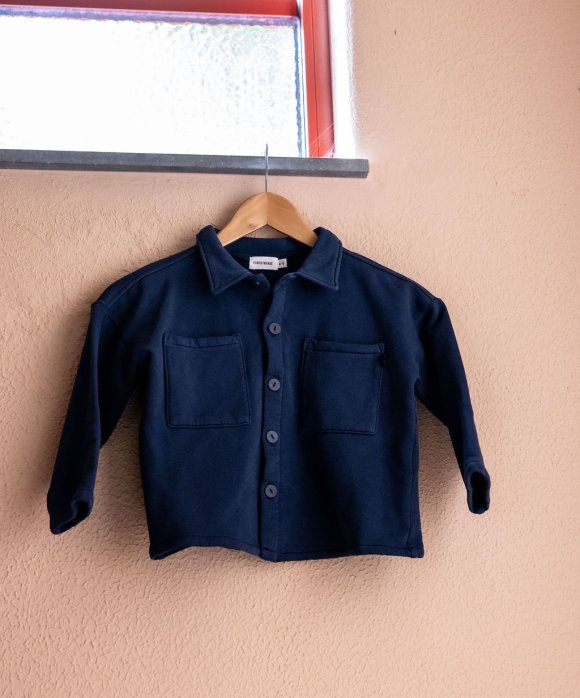 Shirt molton dark blue