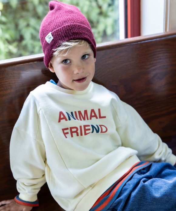 Sweater animal friend vanilla