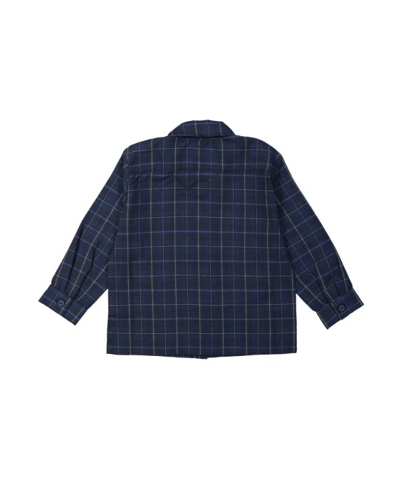 Shirt checks dark blue