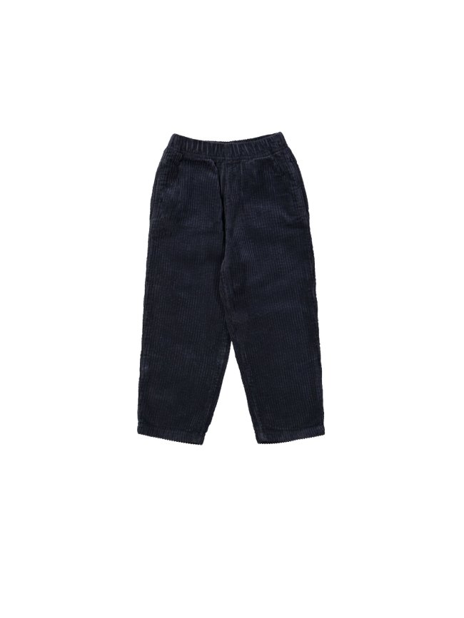 Comfy pants wide rib dark blue