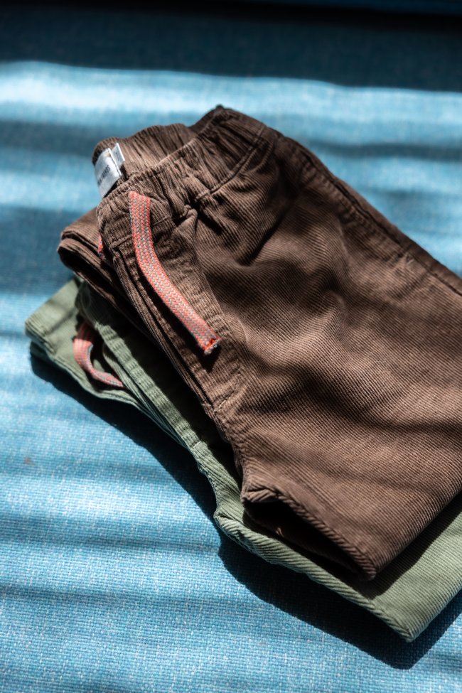 Comfy Pants slim rib khaki