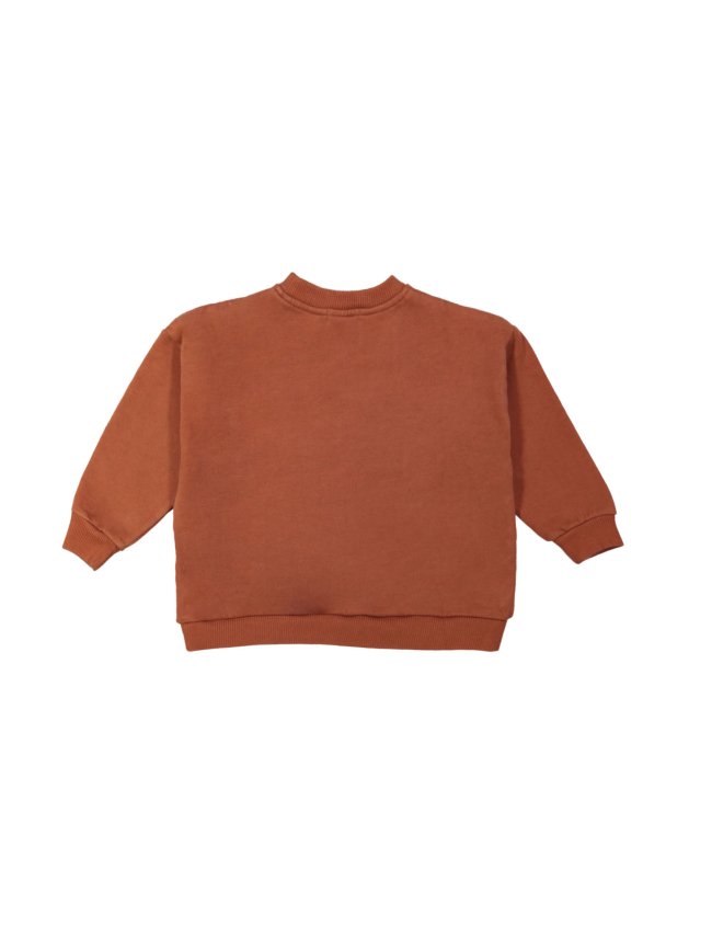 Sweater breakfast all day red-brown