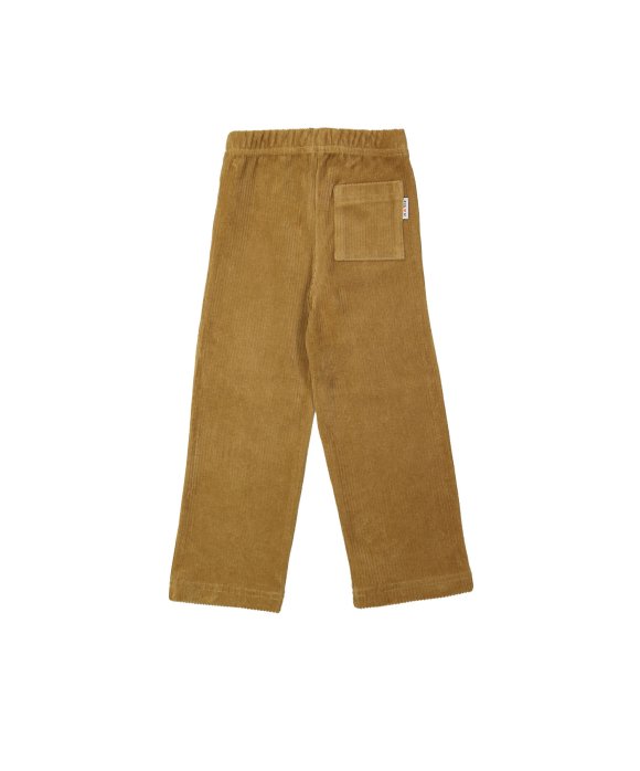 Comfy Pants straight rib sponge mustard