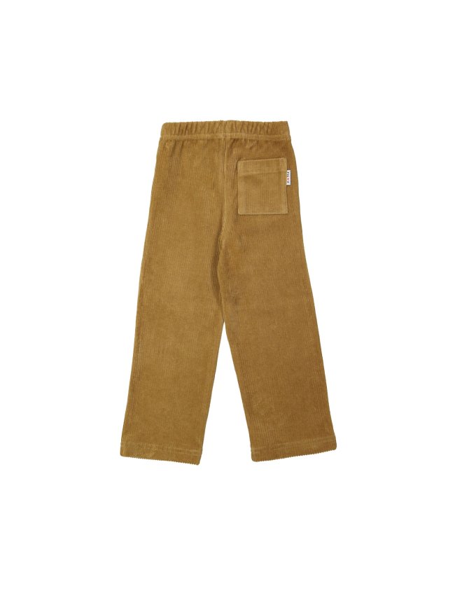 Comfy Pants straight rib sponge mustard
