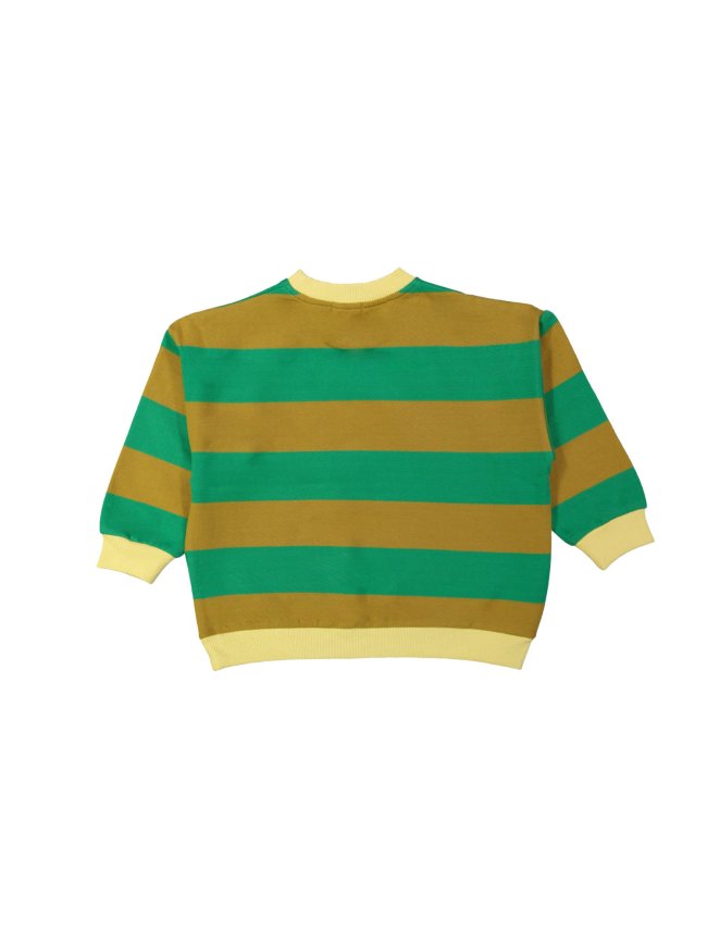 Sweater stripe weekenders moss green