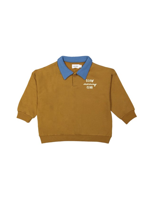 Polo Sweater slow morning camel