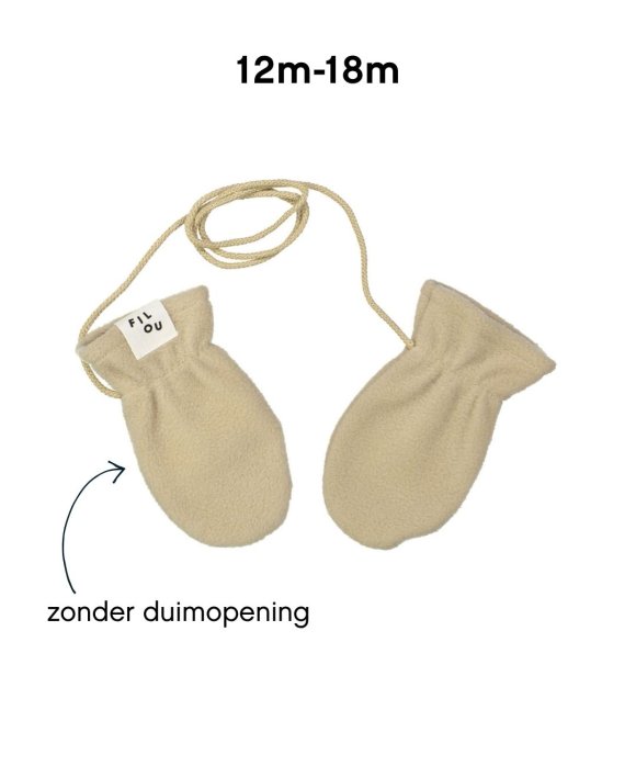 Mittens polar beige