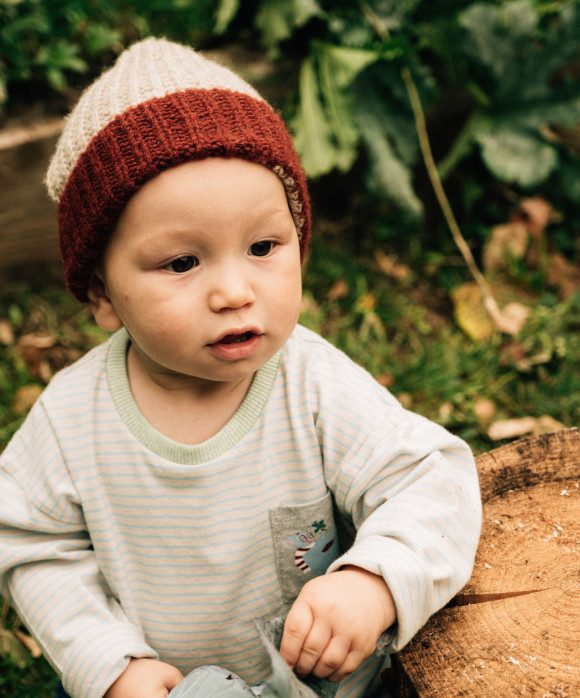 T-shirt monkey light blue