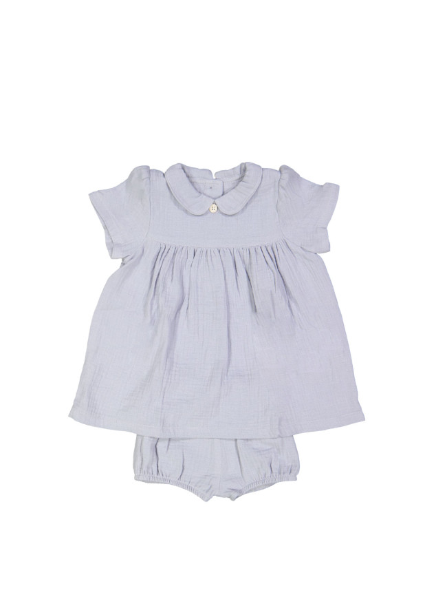 Dress & Bloomer tetra gray-blue