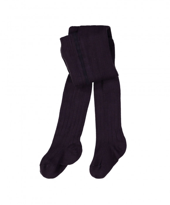 rib collants aubergine