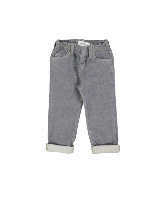 Jeans regular elastic light gray