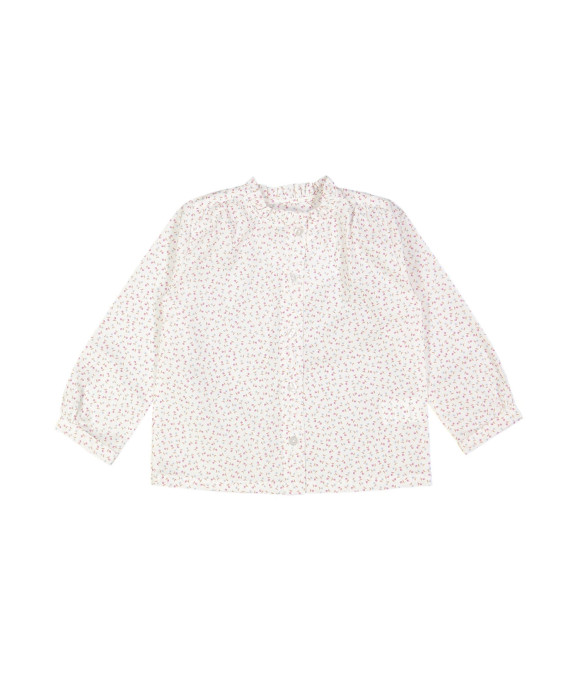 blouse flowers ecru