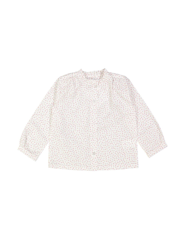 blouse flowers ecru