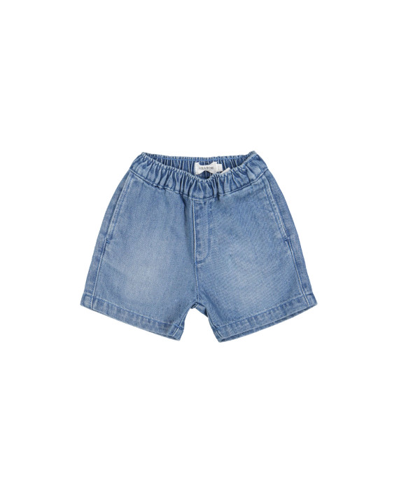 Bermuda jeans stone bleach