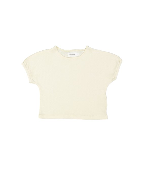 T-shirt ajour vanilla