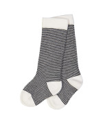 kneesocks stripes black-white