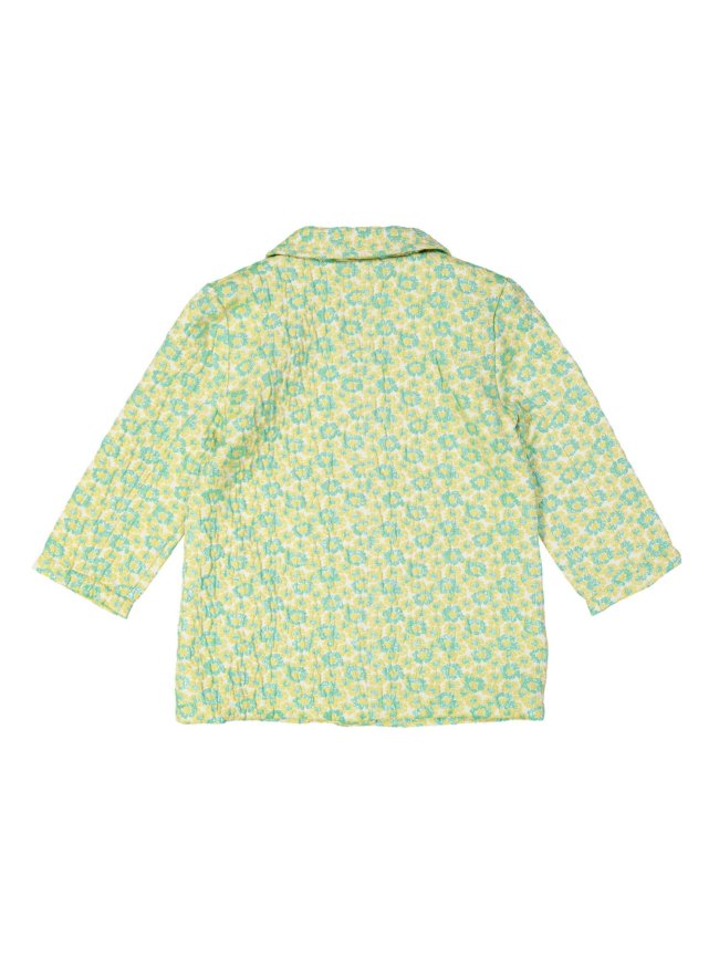 blazer lurex flowers green