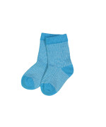 socks mini stripe turquoise