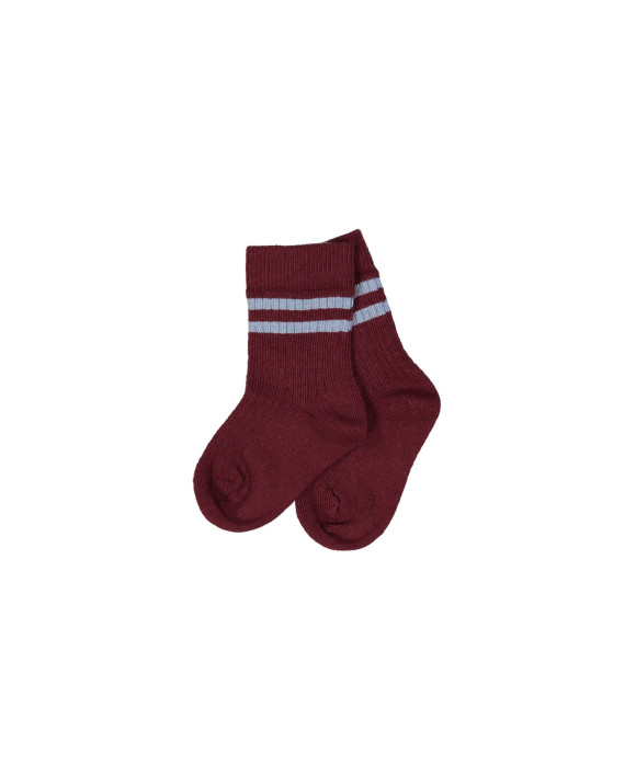 stocking stripe reddish brown