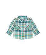 shirt mini check mint