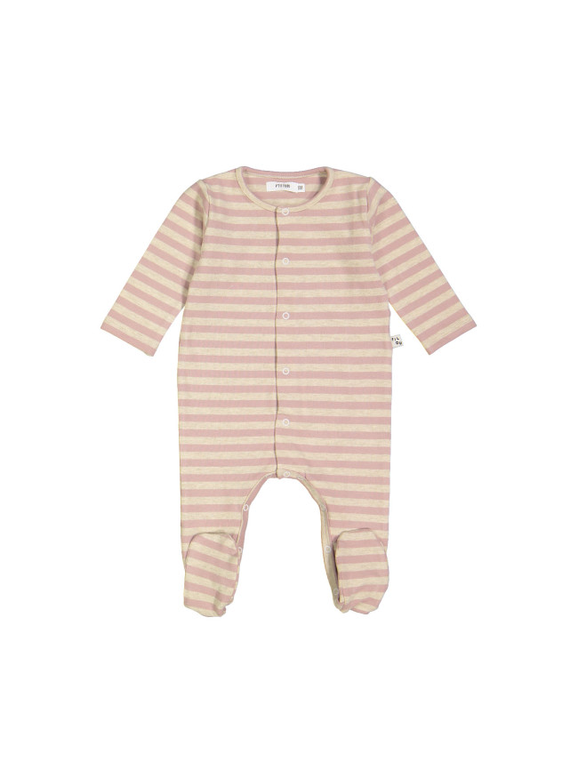 pyjama stripe pink chiné