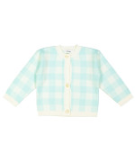 gilet mini check bright green