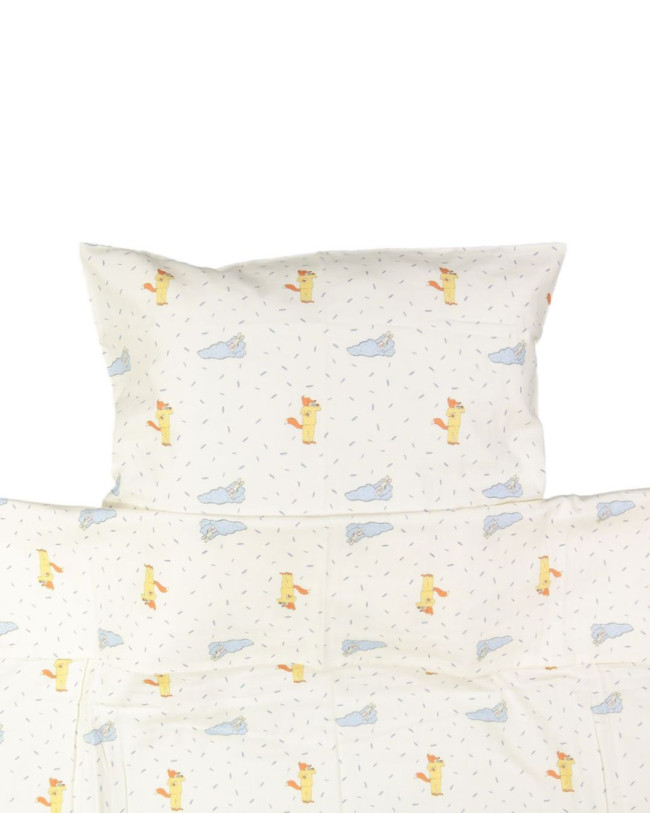 Down cover with pillowcase ecru