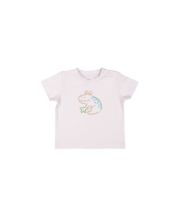 t-shirt mini treasure frog lilac