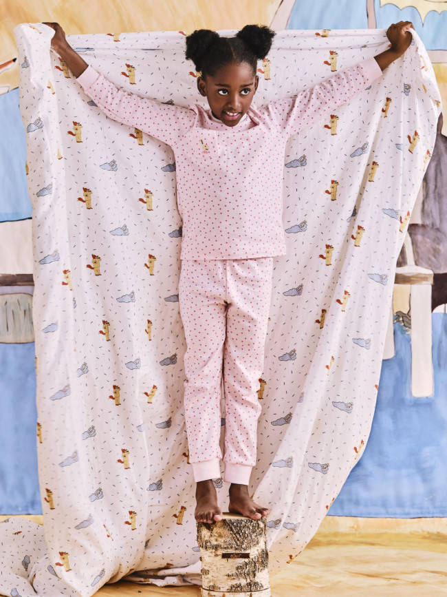 Pyjamas hare light pink