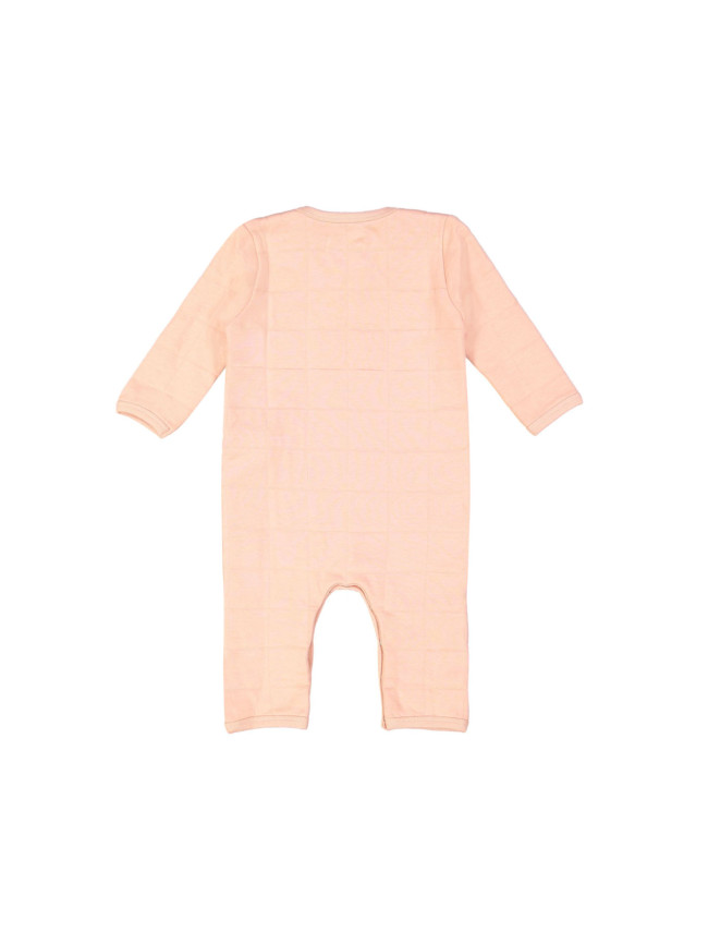 romper suit mattelassé light pink