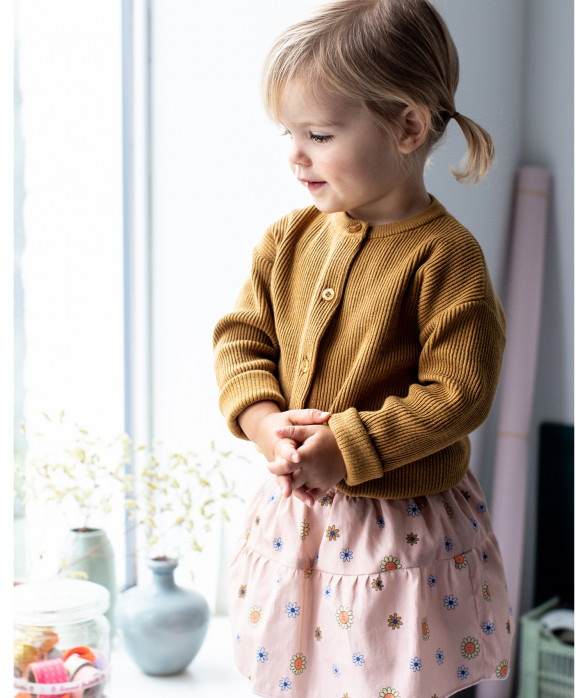 skirt mini smiley flower