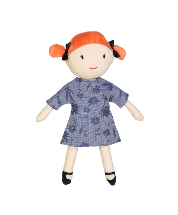 doll dress flower blue