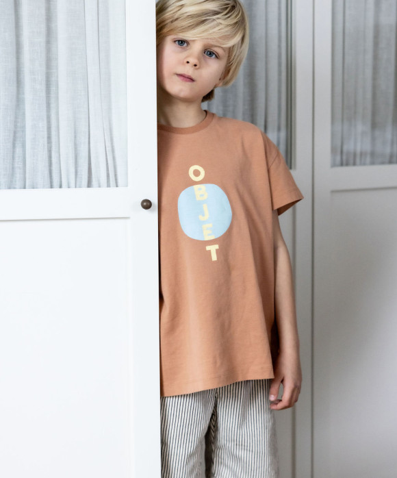 Comfy bermuda stripe ecru