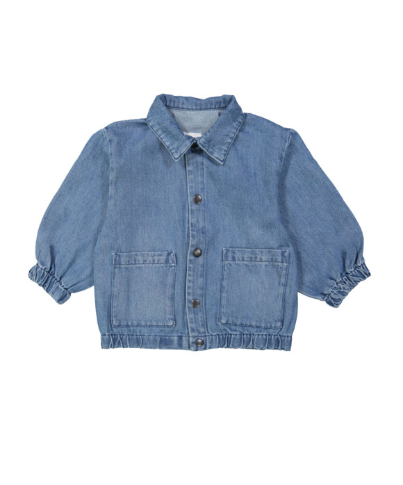 Jacket jeans stone bleach