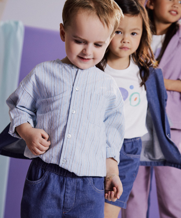 shirt stripe light blue