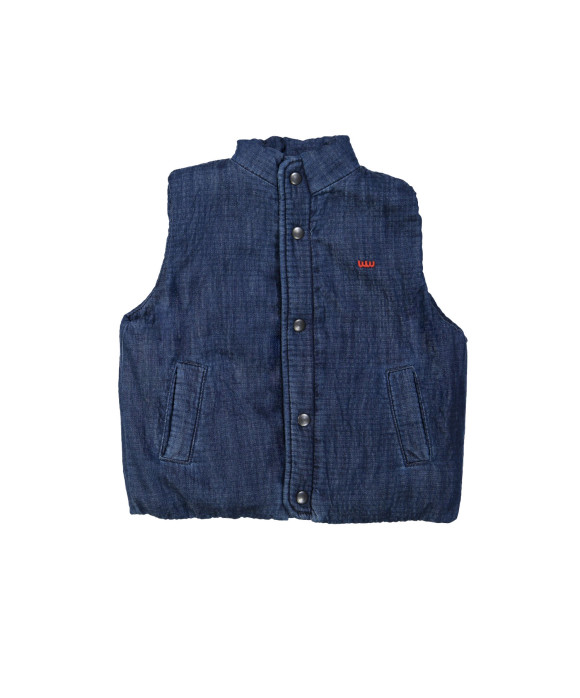 Bodywarmer jeans stone wash