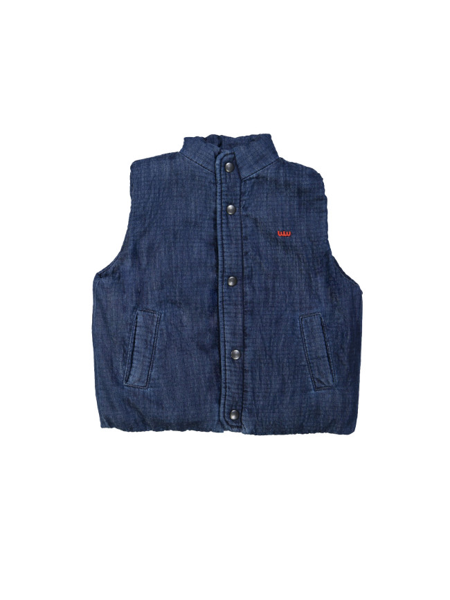 Bodywarmer jeans stone wash