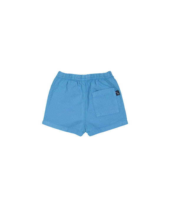 short mini stripe turquoise