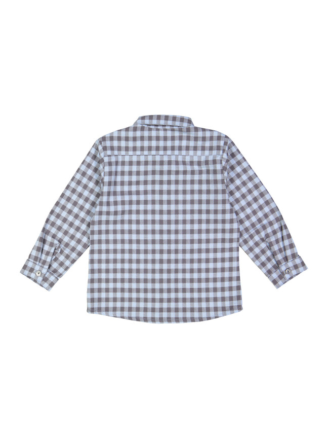 shirt check light blue