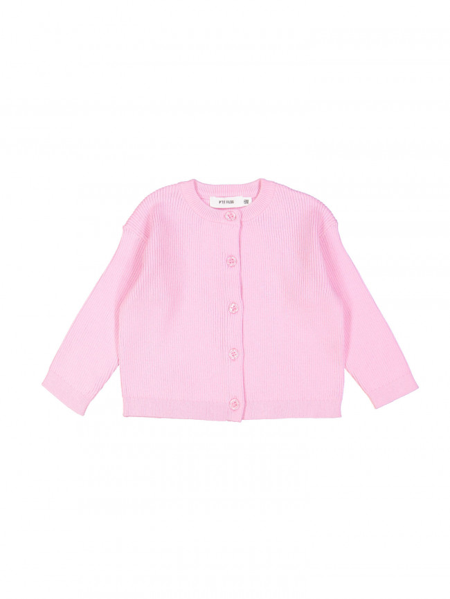 gilet mini rib pink