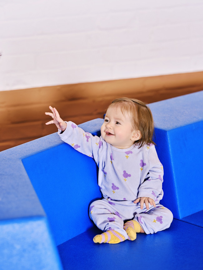 pants comfy mini bear flower glacier