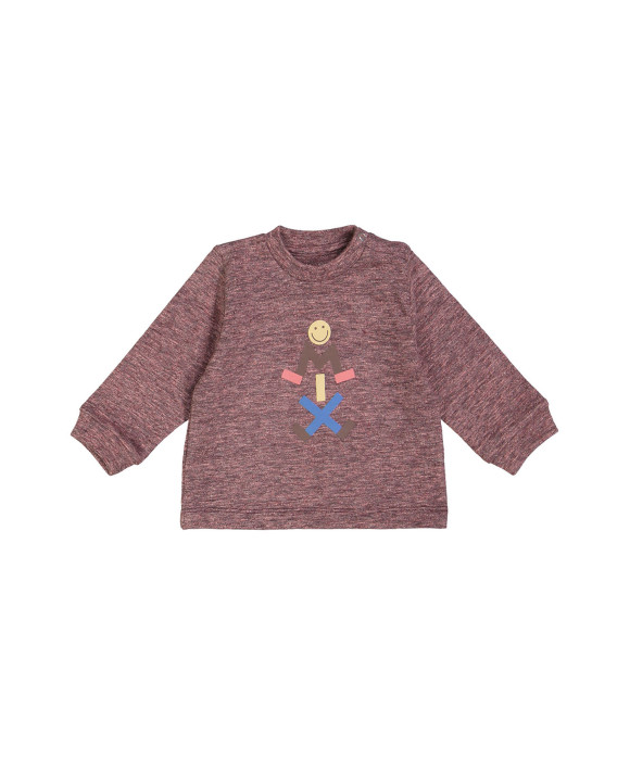 sweater mini mix chine bordeaux