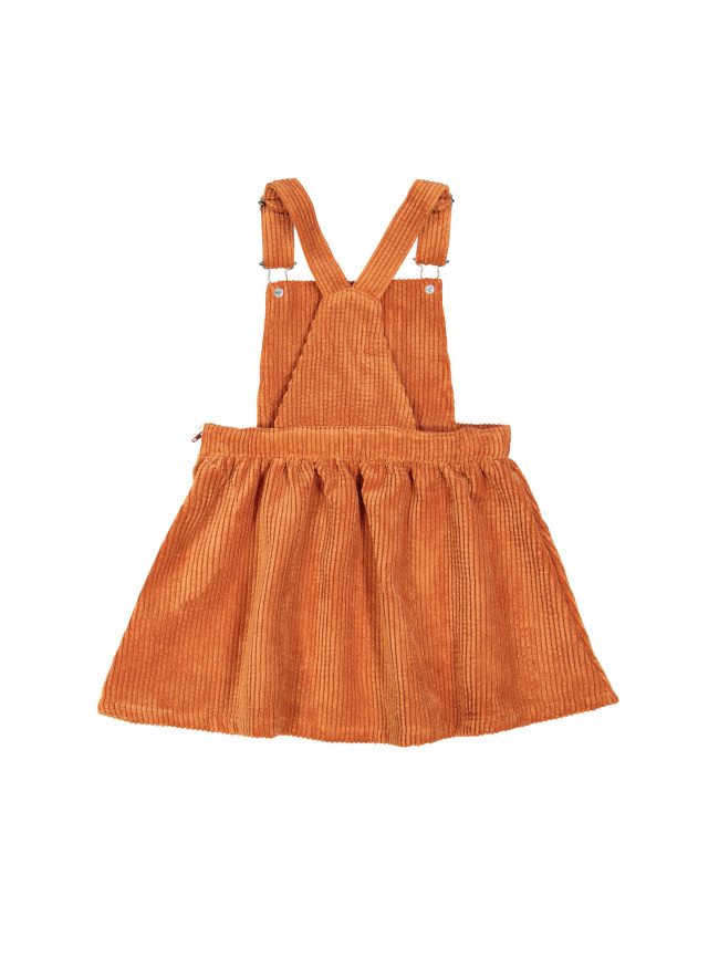 dress dungaree corduroy rust