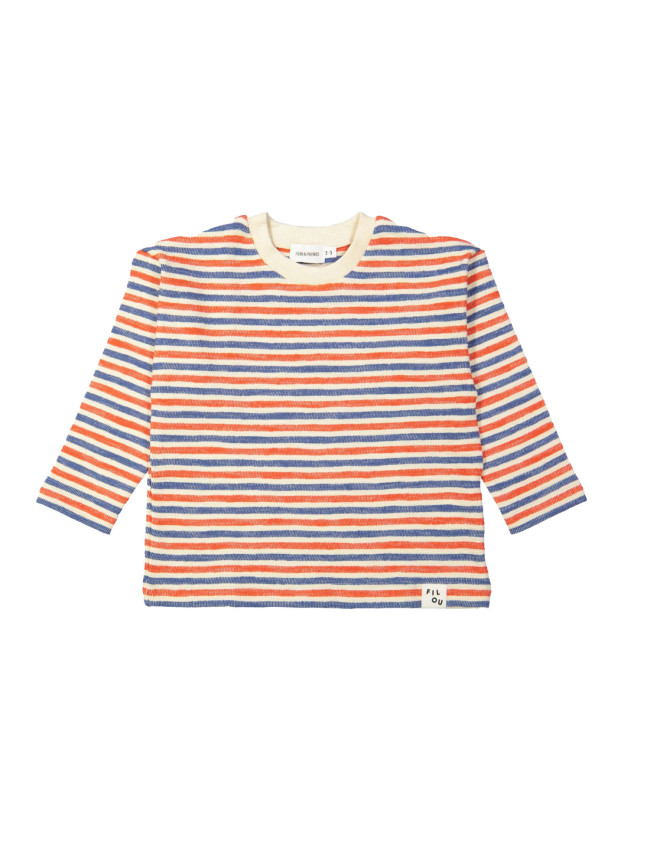 Sweater stripe red blue