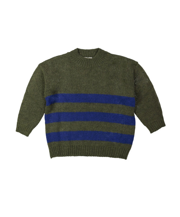 Pull stripe khaki