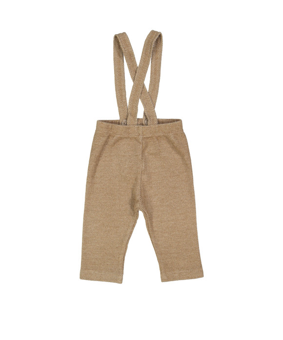 pants suspenders caramel