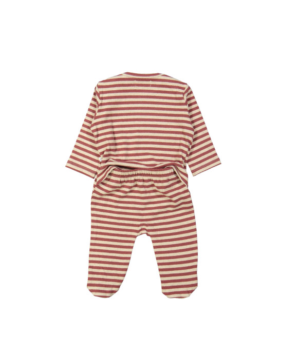 Pyjamas stripe bordeaux