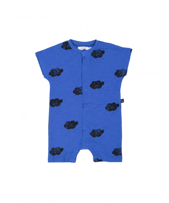 playsuit rain all over blue