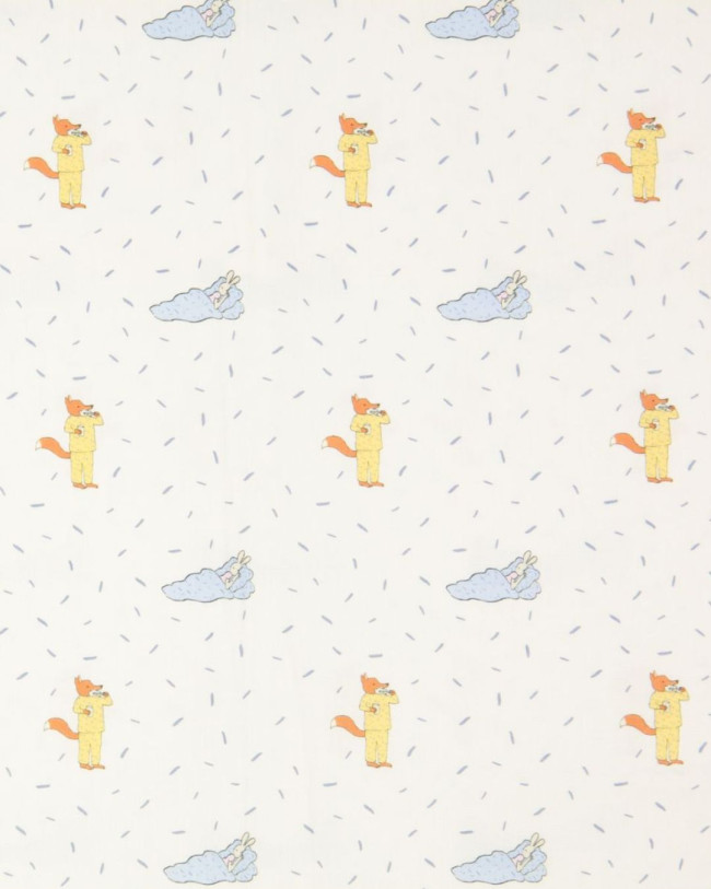 Down cover with pillowcase ecru