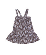 dress sixties grey blue